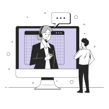 seguro-de-carga-consulting Como simular seguro empresarial? Na imagem, representação do benefício de fazer consultoria gratuita durante a contratação de seguro, provando que a Mutuus Seguros é confiável.
